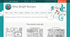 Desktop Screenshot of annebright.com